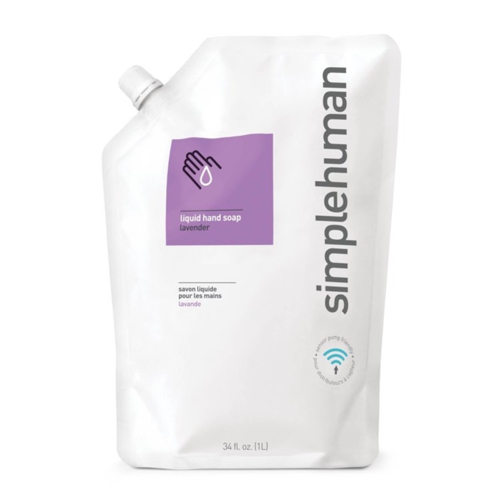 simplehuman Hand Soap Liquid
Refill Pouch Lavender 34oz